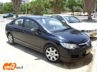 הונדה סיויק החדשה 4 דלתות LS אוט' 1.8 2007