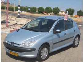 פיג'ו 206 ONE LINE PK אוט' 1.6 2007